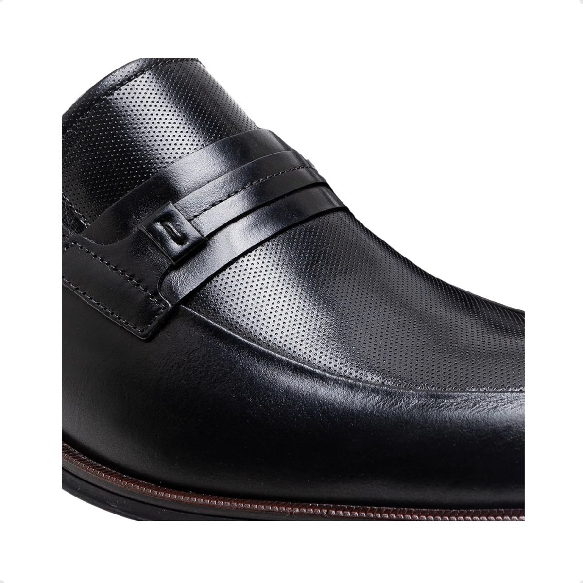 Sapato Masculino Social Democrata Preto Preto 3