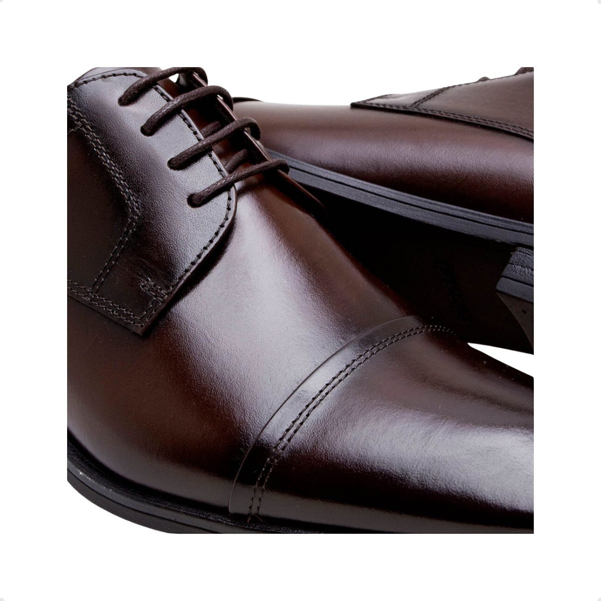 Sapato Masculino Social Democrata Marrom Marrom 3