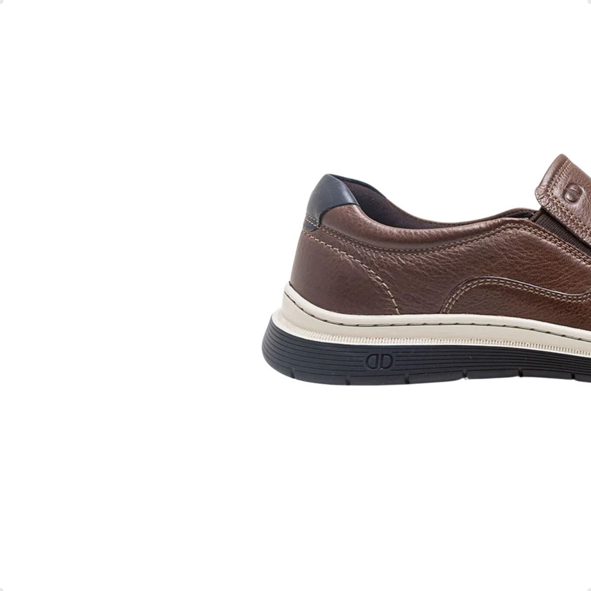 Mocassim Masculino Democrata Easy Leave Conhaque Marrom 5