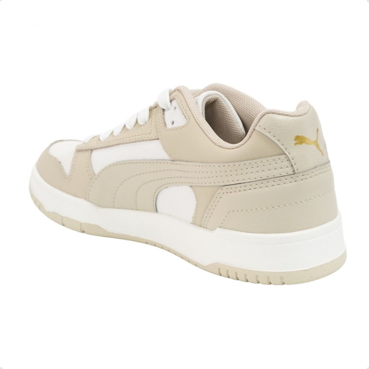 Tênis Casual Masculino Puma Rbd Game Low Bdp Bege Bege/Branco 3