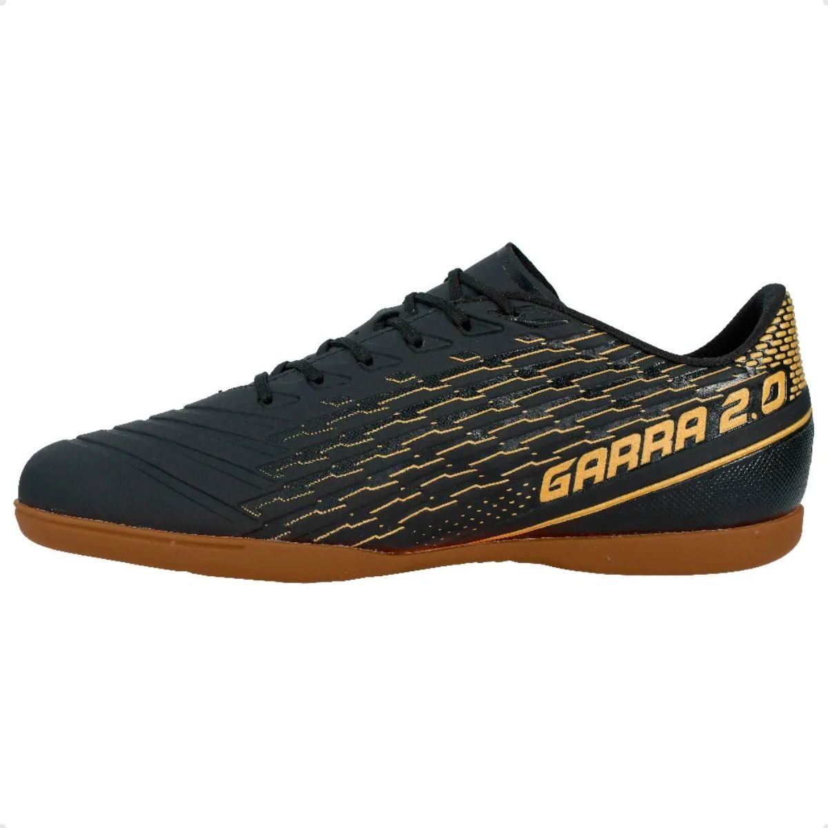 Chuteira Indoor Masculina Penalty Garra Y-2 Preta E Dourada Preto 4