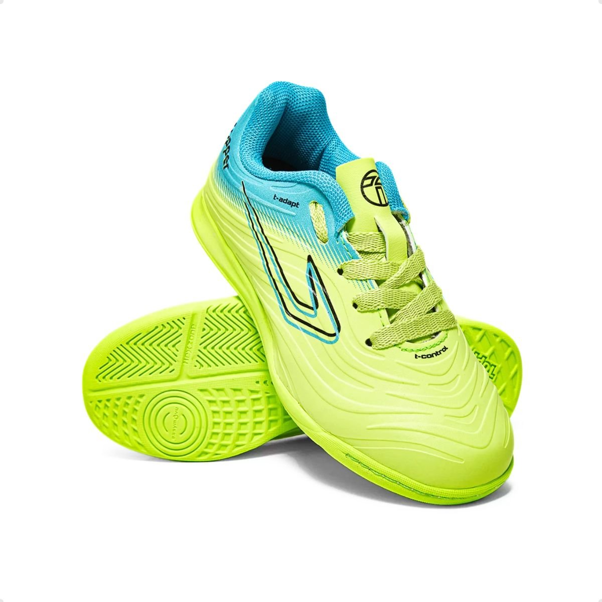 Chuteira Indoor Infantil Topper Forza Iii Verde Verde 2