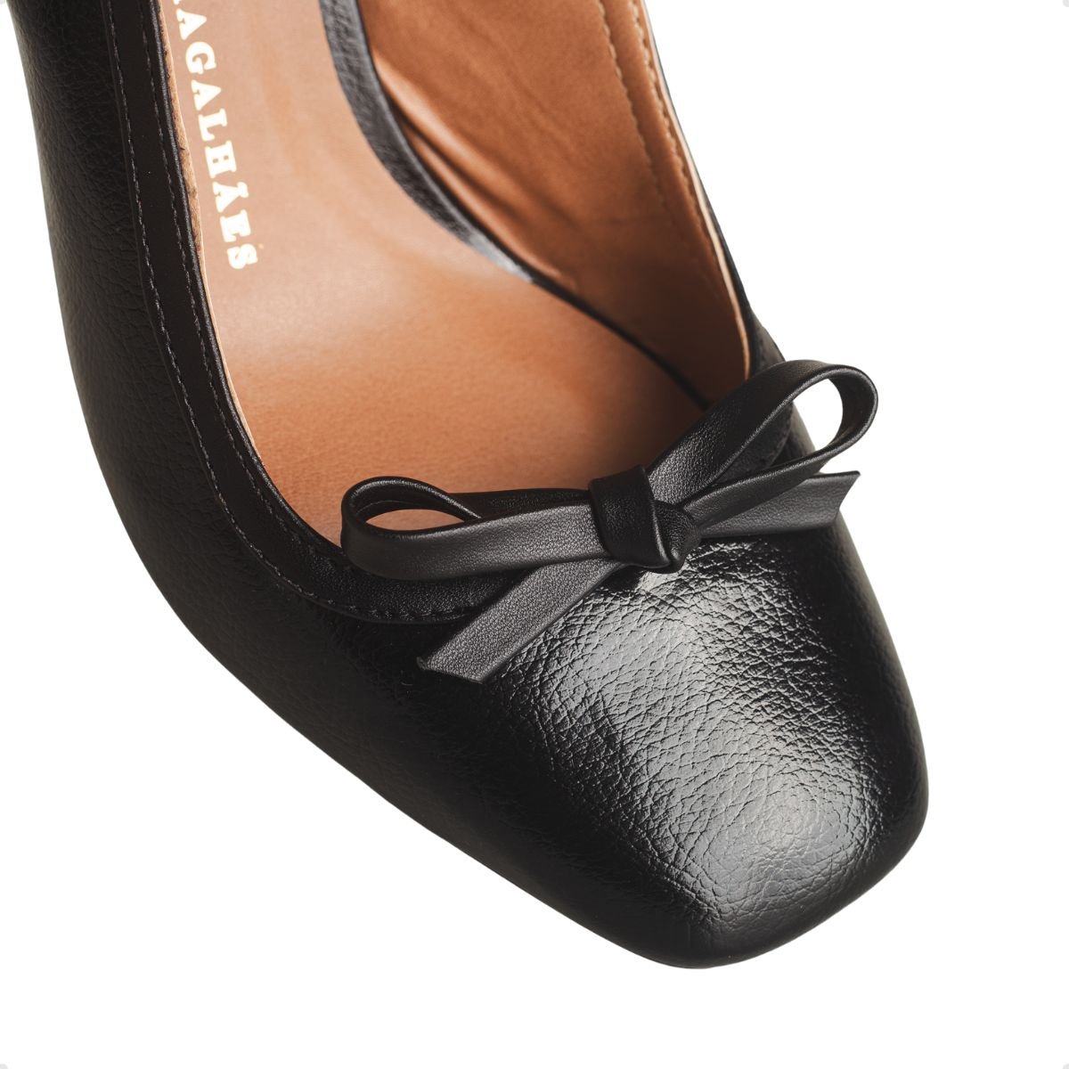 Sapato Lacé Slingback Alto Dayane Magalhães Preto Preto 5
