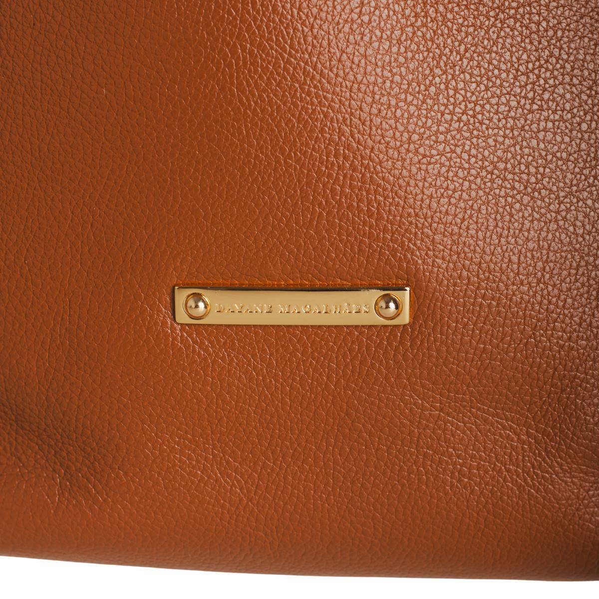 Bolsa Fem Transversal Dayane Magalhaes  478 Marrom 7