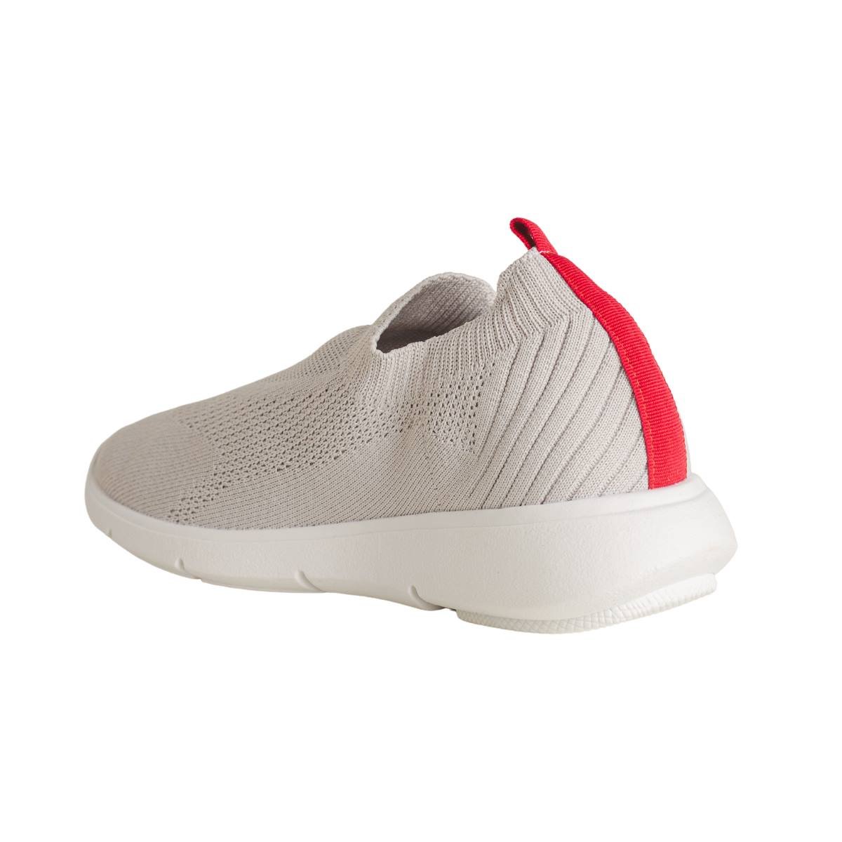 Tênis Slip-On Knit Vivacity Dayane Magalhães Cinza E Rosa Branco 5