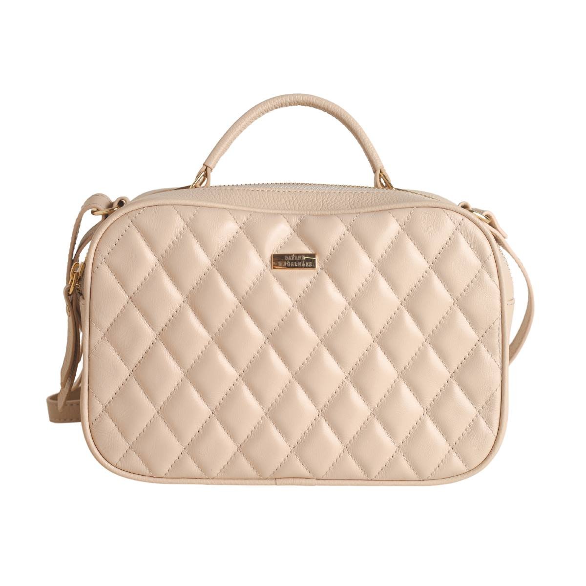 Bolsa Fem Transversal Dayane Magalhaes  2846 - -38 Bege 1