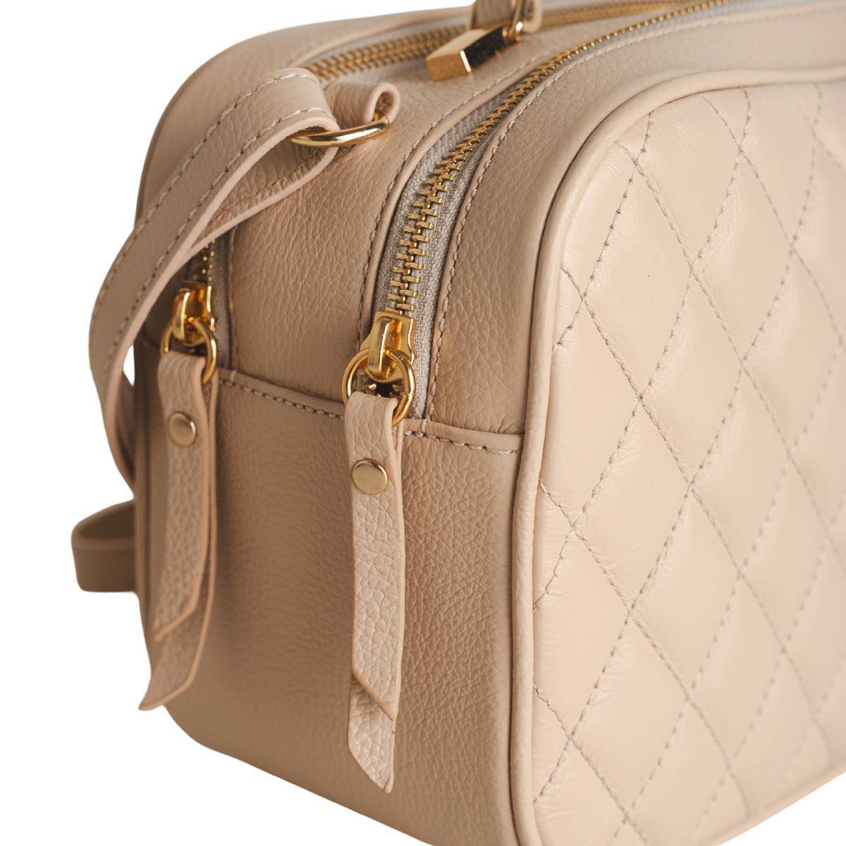 Bolsa Fem Transversal Dayane Magalhaes  2846 - -38 Bege 4