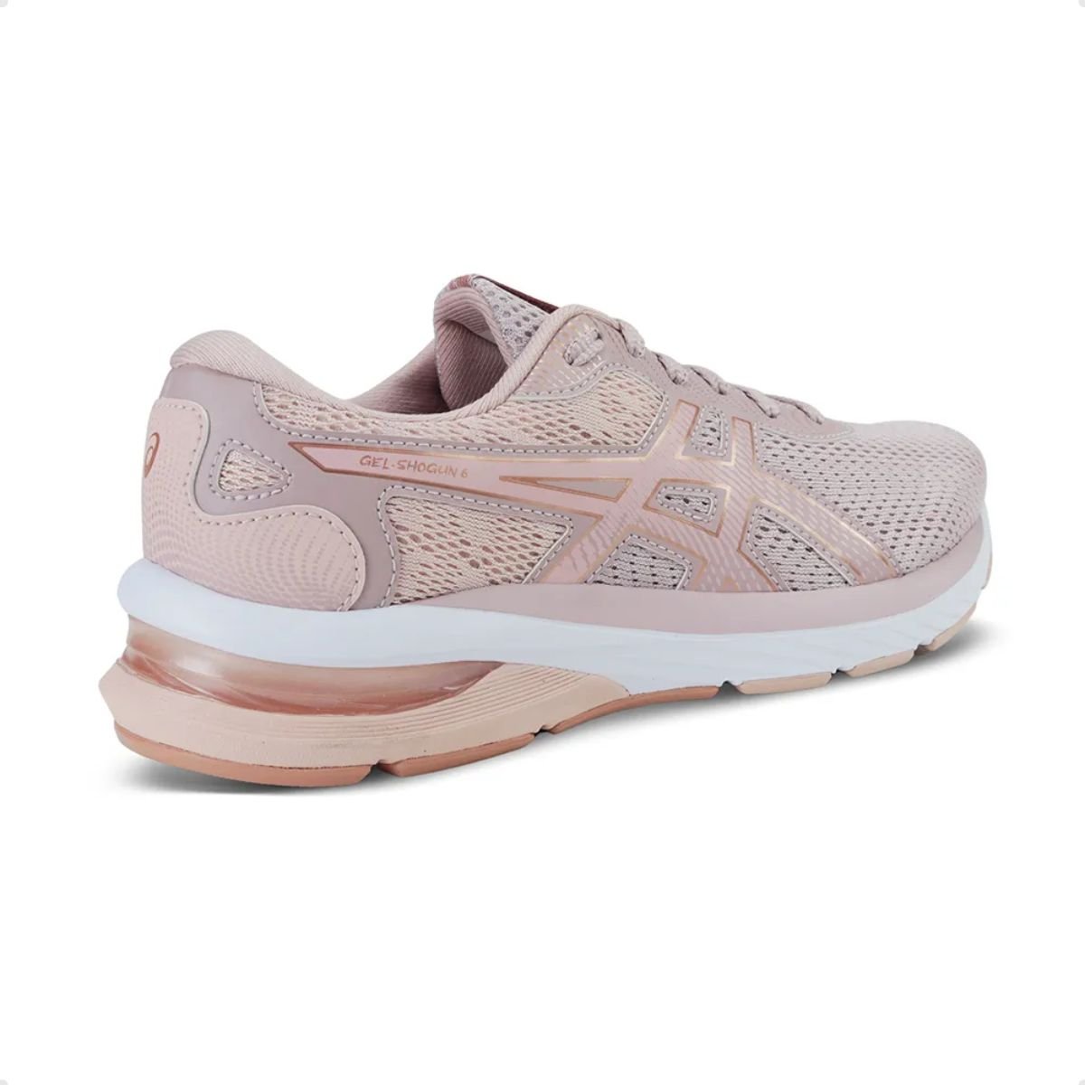 Tênis Running Feminino Asics Gel-Shogun Rosa Rosa