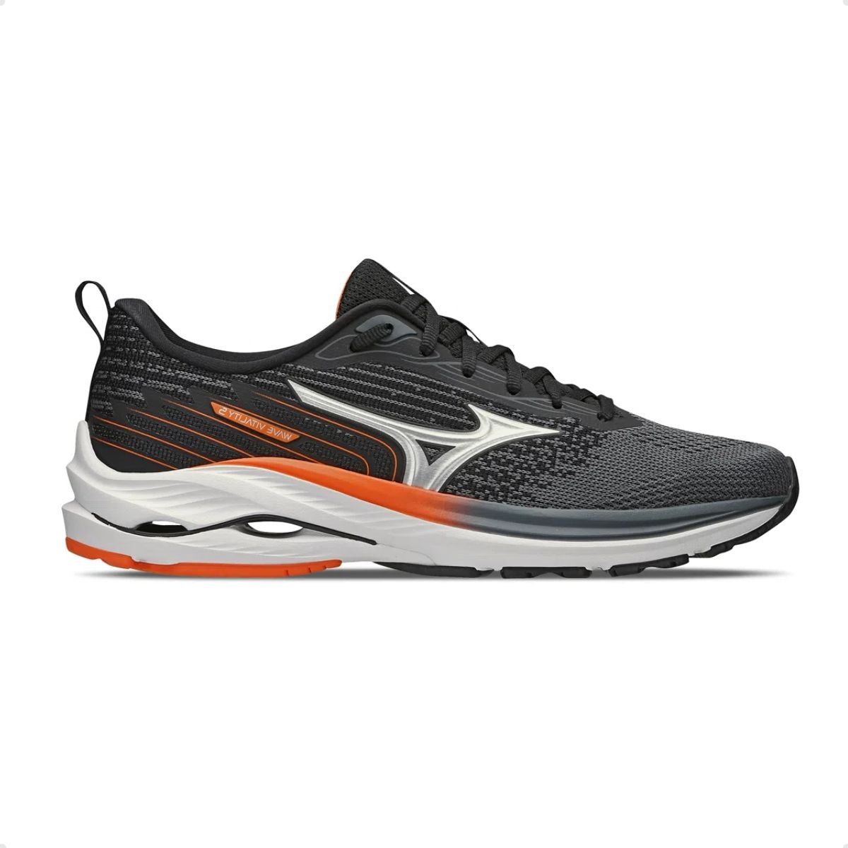 Tênis Masculino Running Mizuno Wave Vitality 5 Chumbo Cinza 3