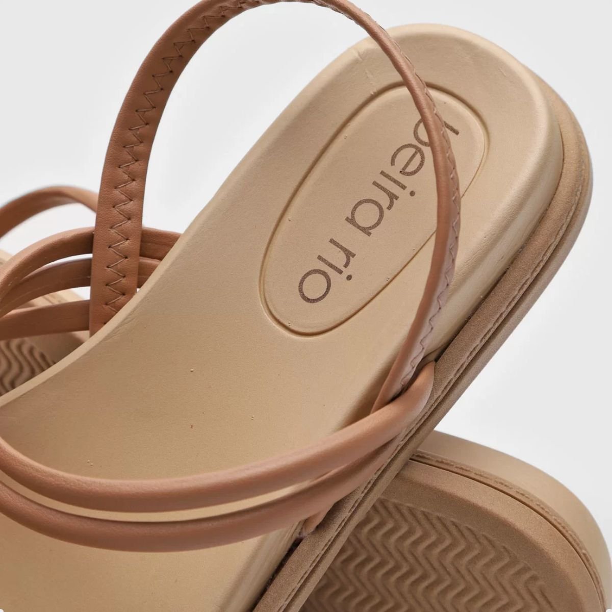 Tamanco Feminino Papete Beira Rio Nude Bege 5