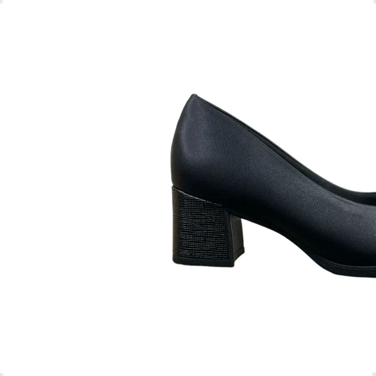 Sapato Feminino Salto Médio Grosso Piccadilly Preto Preto 5