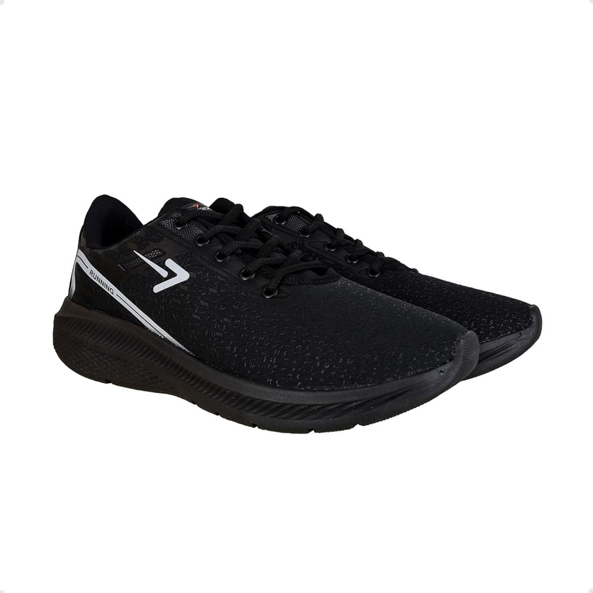 Tênis Running Masculino Box 200 Preto Preto 2