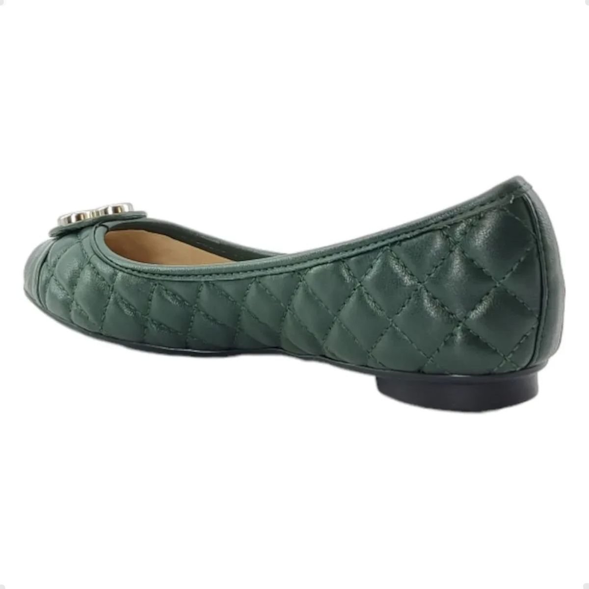 Sapatilha Feminina Bico Redondo Capodarte Verde Verde 2