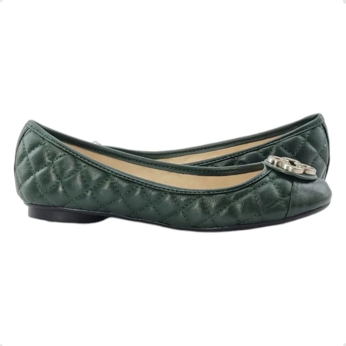 Sapatilha Feminina Bico Redondo Capodarte Verde Verde 3