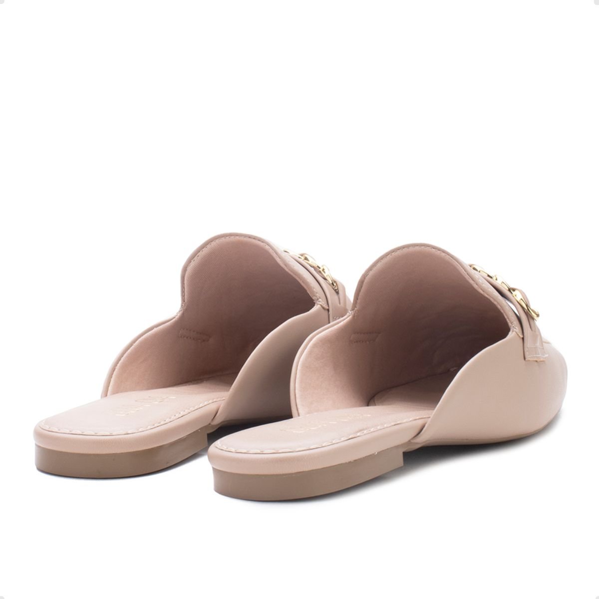 Sapato Fem Mule Mocassim Sua Cia  8214.15354- Bege 2