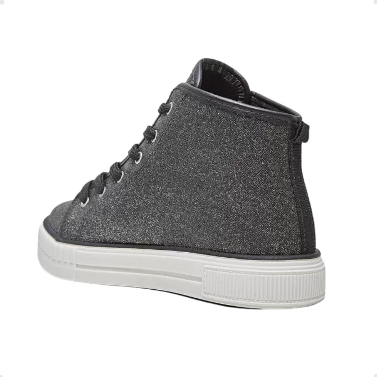 Tênis Casual Infantil Molekinha Gliter Preto Preto 4