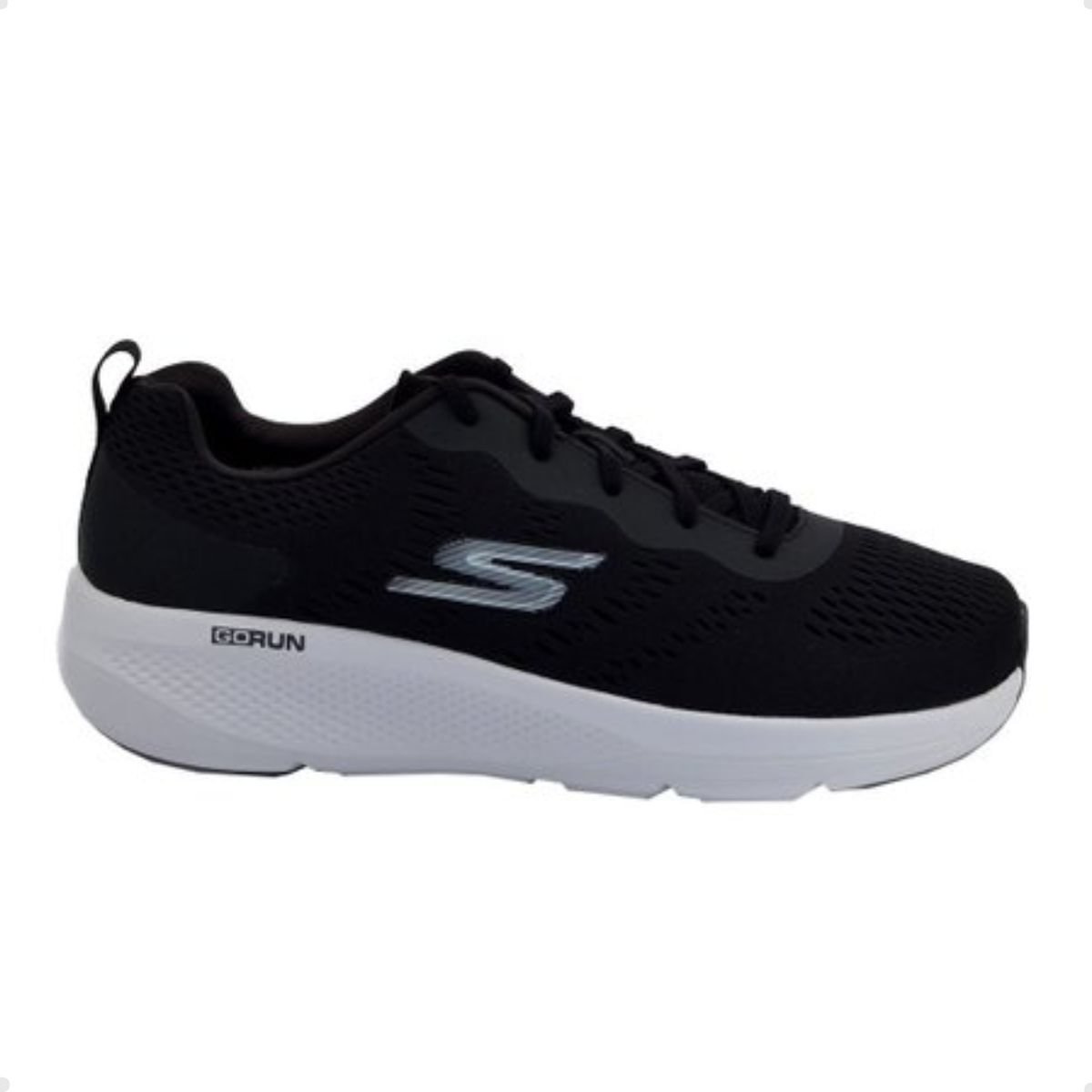 Tênis Running Masculino Skechers Go Run Elevate Preto Branco 1