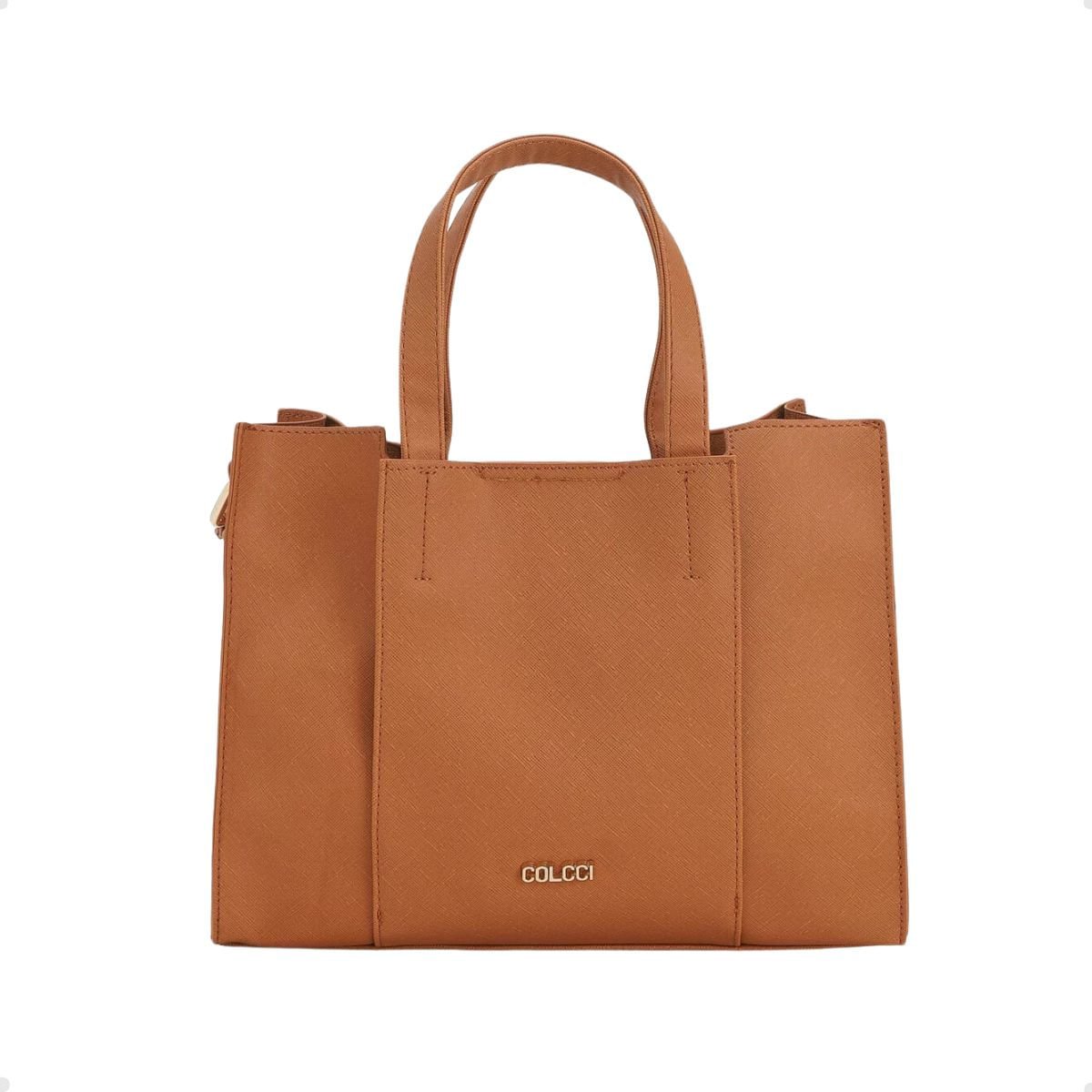 Bolsa Feminina Transversal Colcci Marrom Caramelo 1