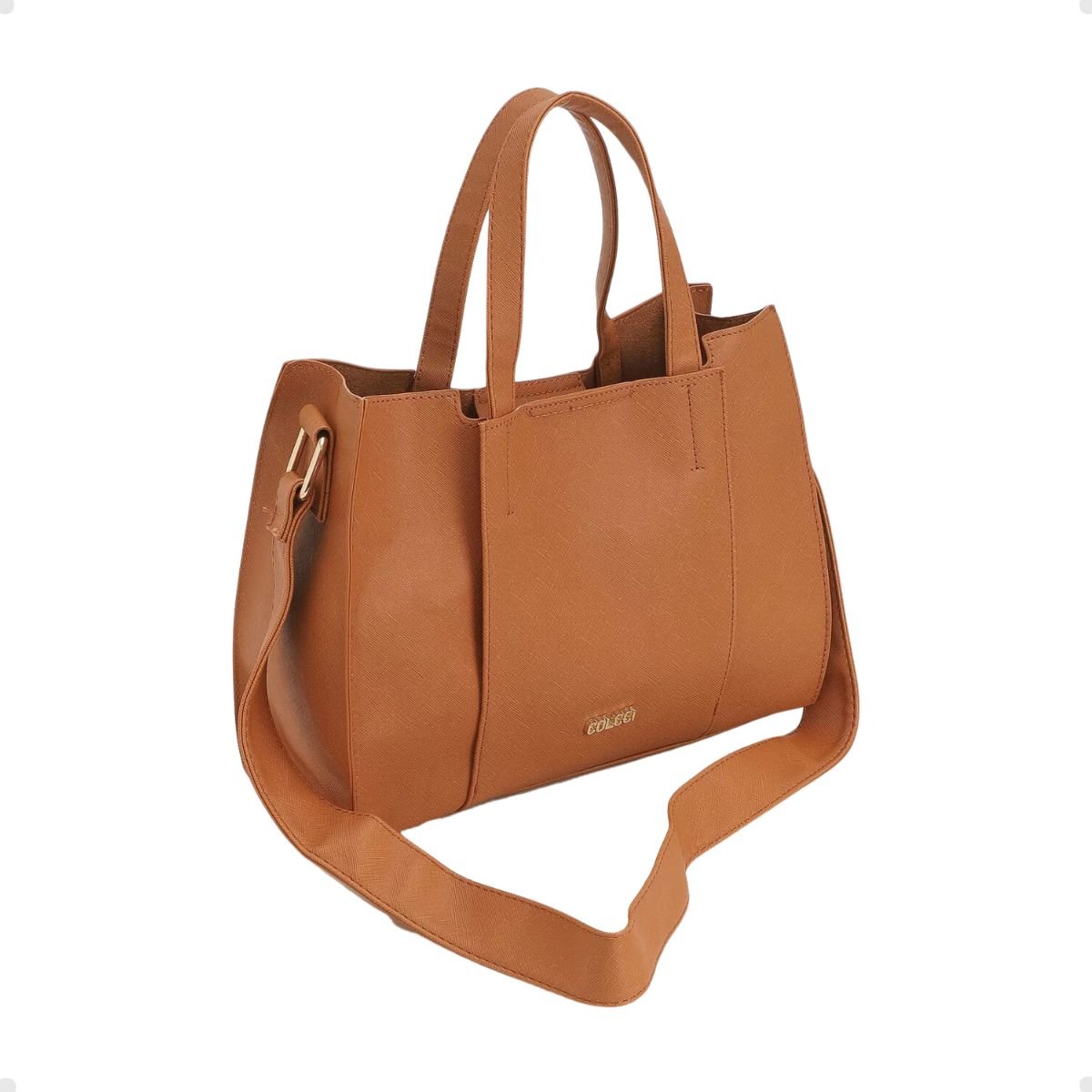 Bolsa Feminina Transversal Colcci Marrom Caramelo 2