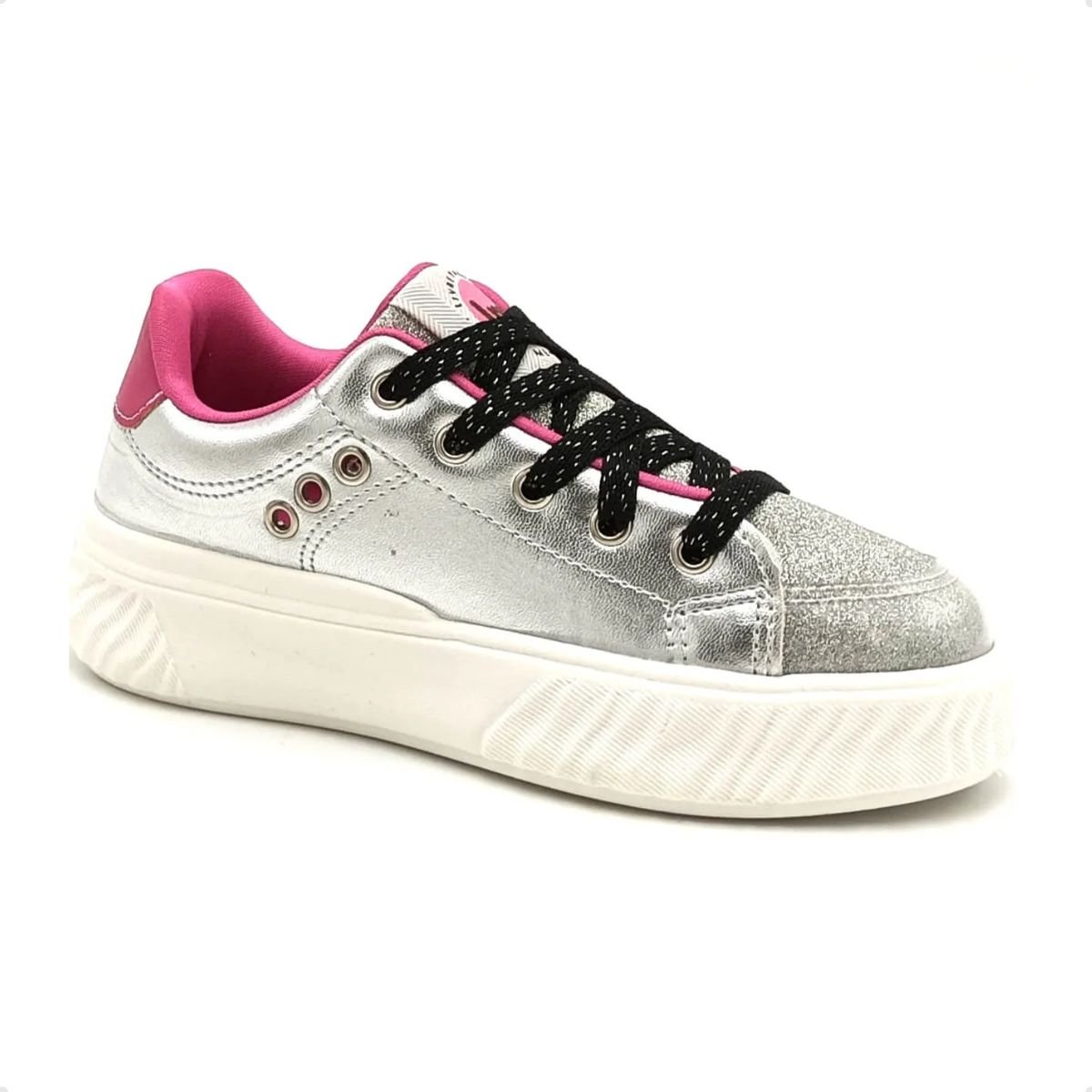 Tenis Casual Inf World Colors Fun 329004-684 Prata 2