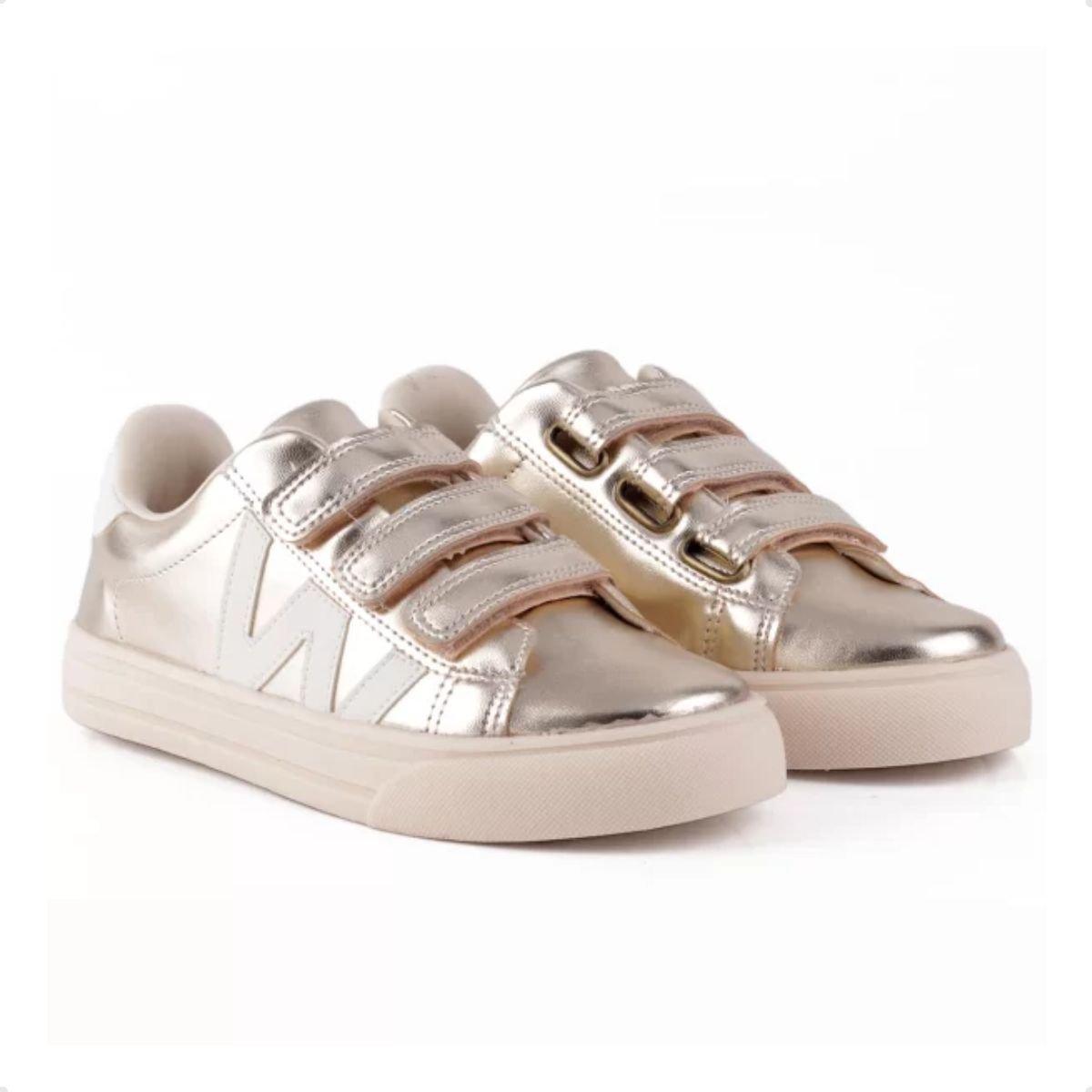 Tenis Casual Inf World Colors Love 344020-2887 Dourado 5