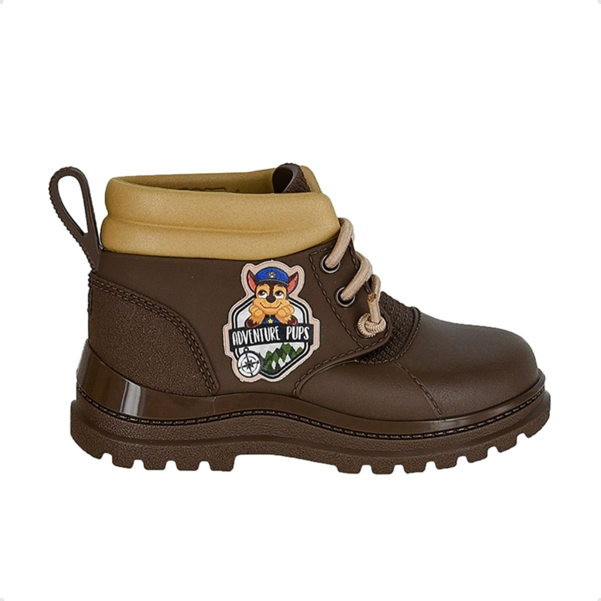 Bota Bebê Grendene Patrulha Canina Adventure Marrom