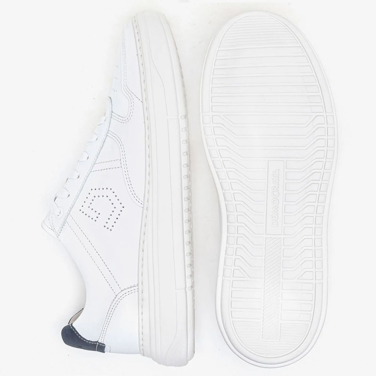 Sapatênis Masculino Democrata Denim Joe Ultra Light Branco Branco 4