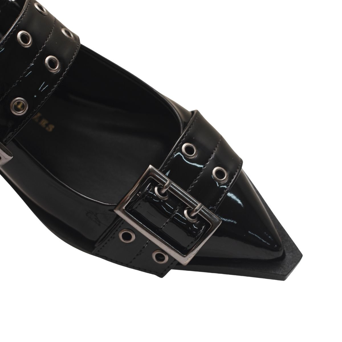 Sapato Slingback Fivelas Elo Dayane Magalhães Preto Preto 3