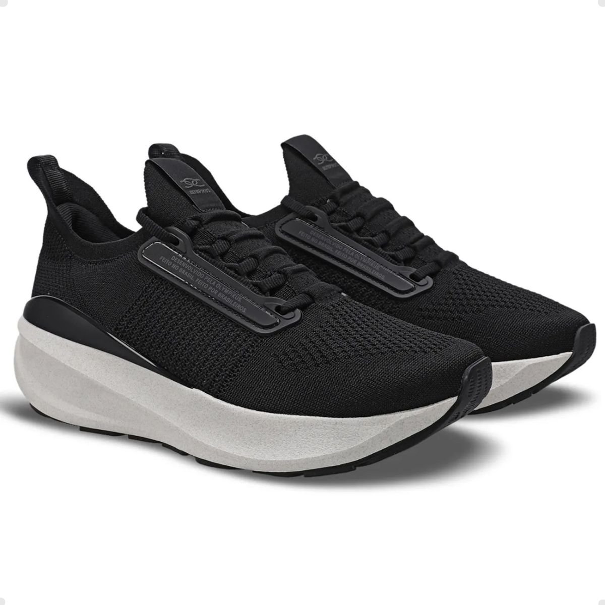 Tênis Running Masculino Olympikus Titanium Preto Preto 5