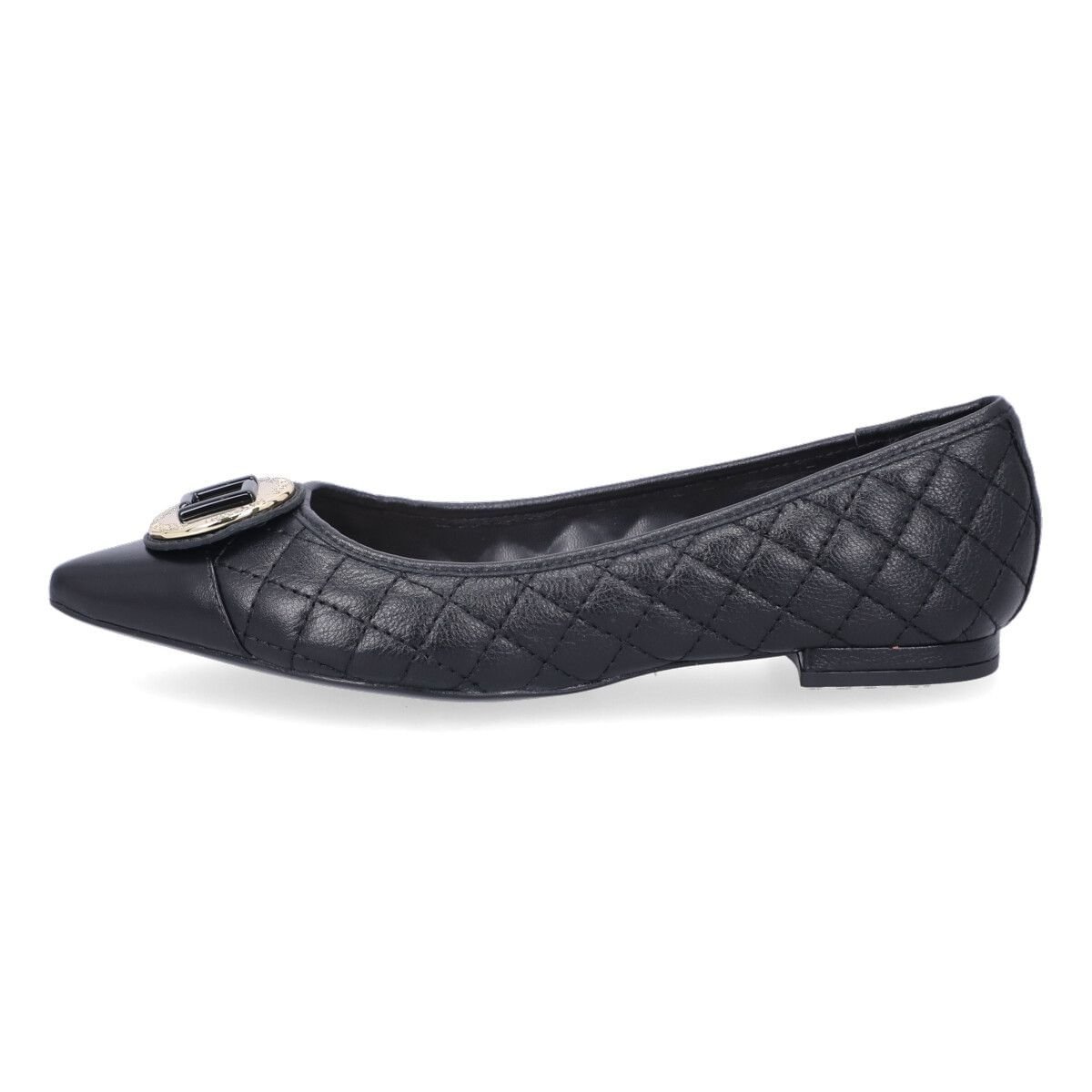 Sapatilha Bico Fino Feminino Luz Da Lua Saara Preto Preto 2