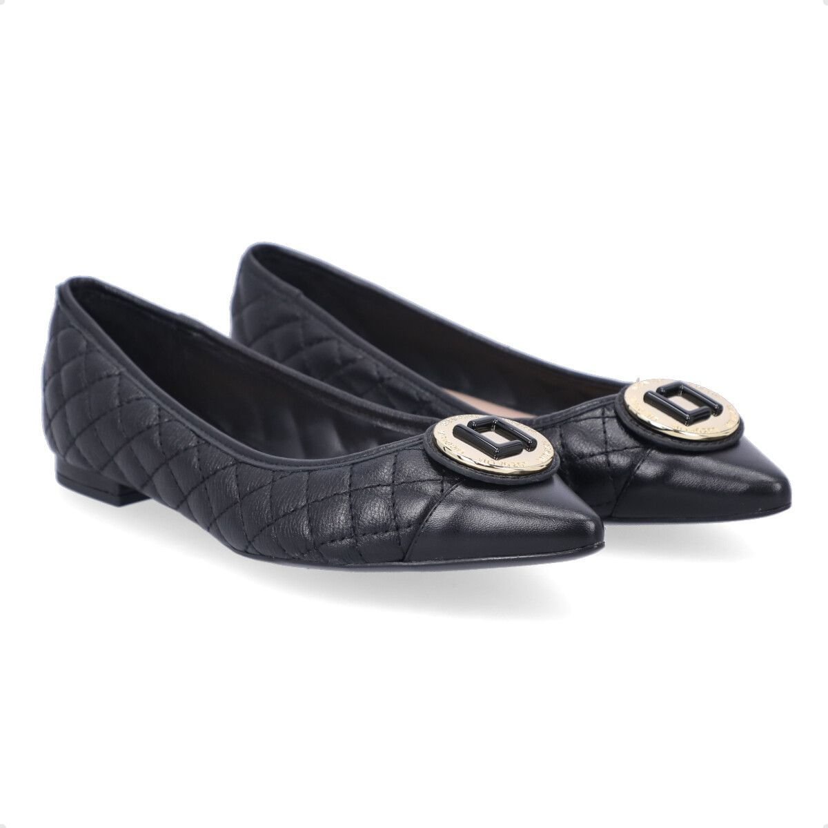 Sapatilha Bico Fino Feminino Luz Da Lua Saara Preto Preto 4