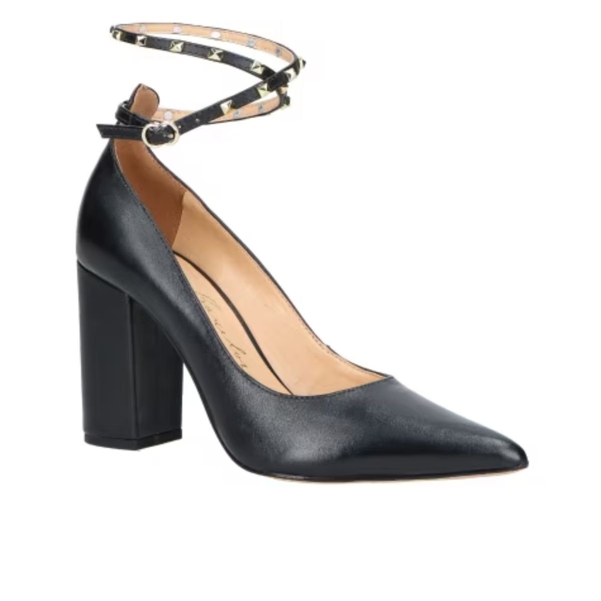 Sapato Fem Salto Alto Grosso Luiza Barcelos 60480005-1 Preto 2