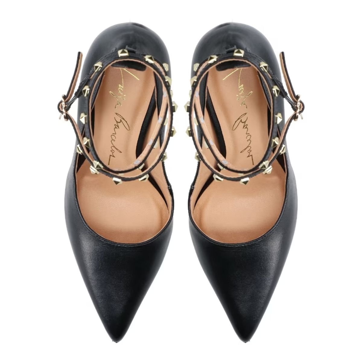 Sapato Fem Salto Alto Grosso Luiza Barcelos 60480005-1 Preto 3