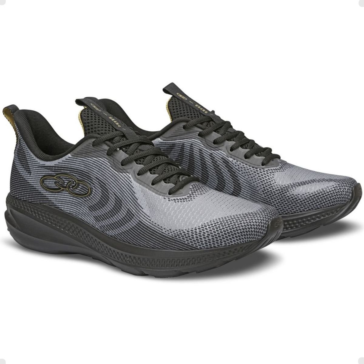 Tênis Masculino Running Urano 160 Olympikus Preto Preto 2