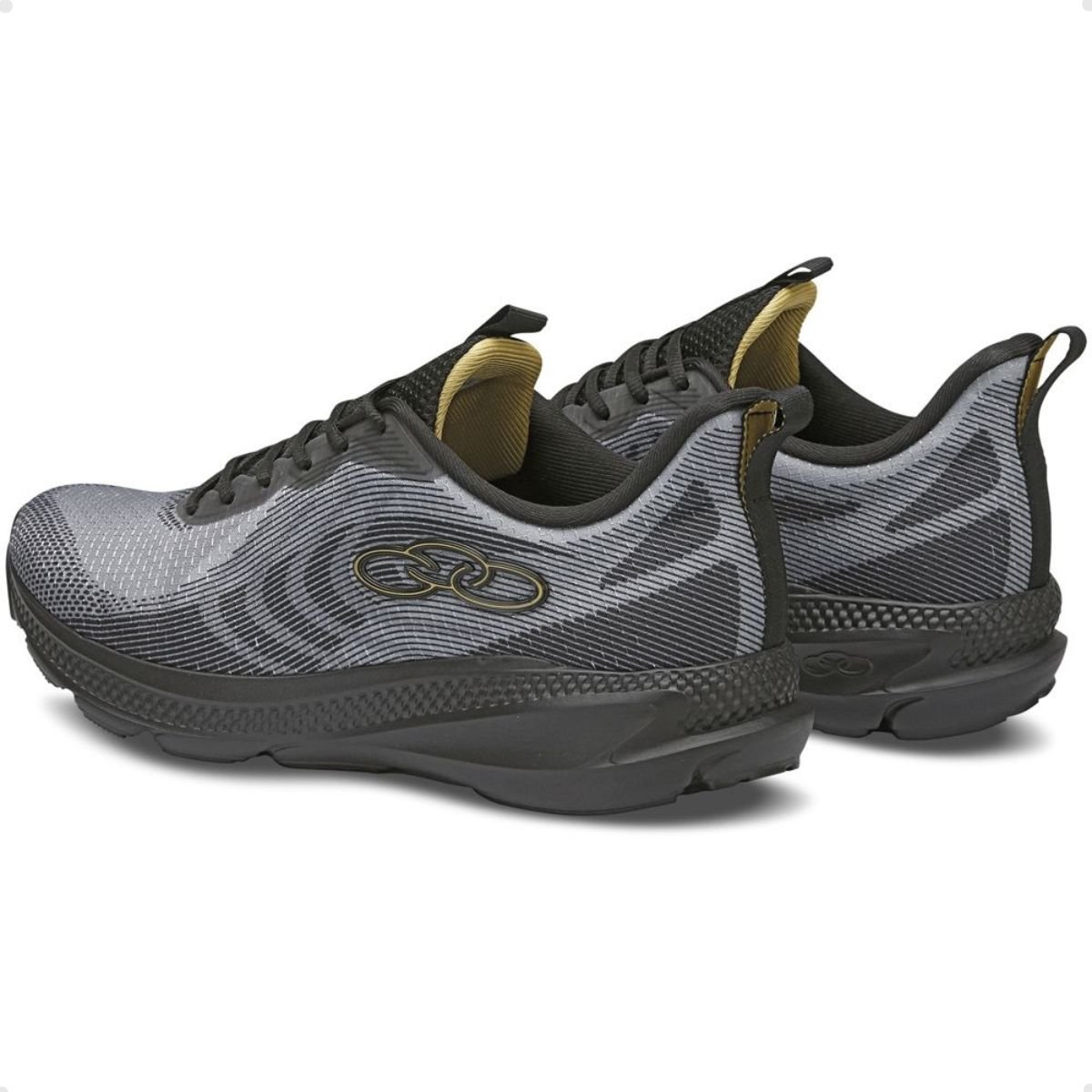 Tênis Masculino Running Urano 160 Olympikus Preto Preto 4