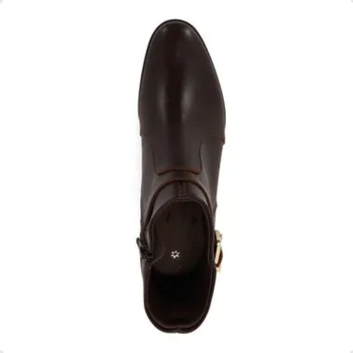 Bota Feminina Cano Médio Ramarim Marrom Preto 3