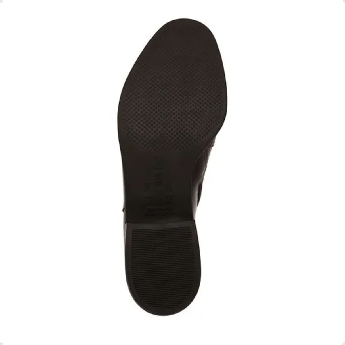 Bota Feminina Cano Médio Ramarim Marrom Preto 5