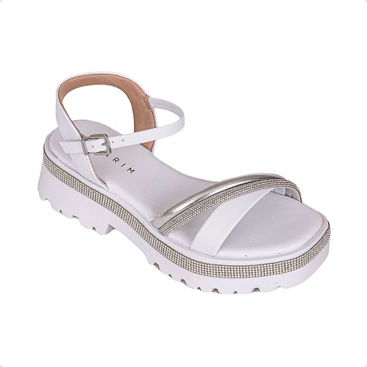 Sandalia Fem Anabela Ramarim  35204-1 Branco 2