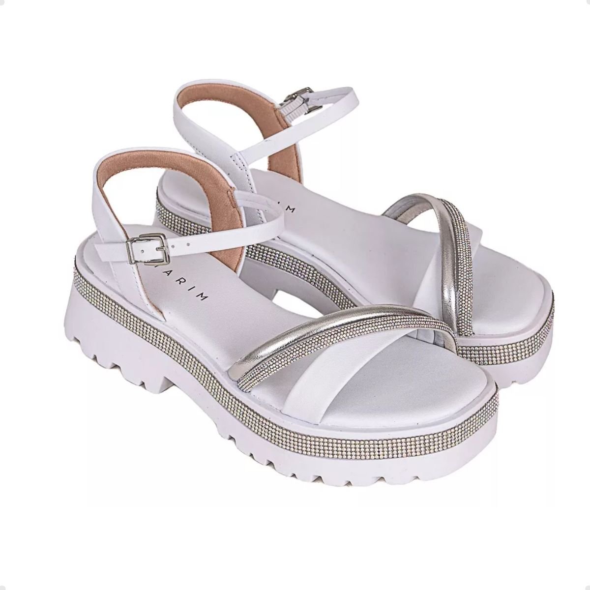 Sandalia Fem Anabela Ramarim  35204-1 Branco 3