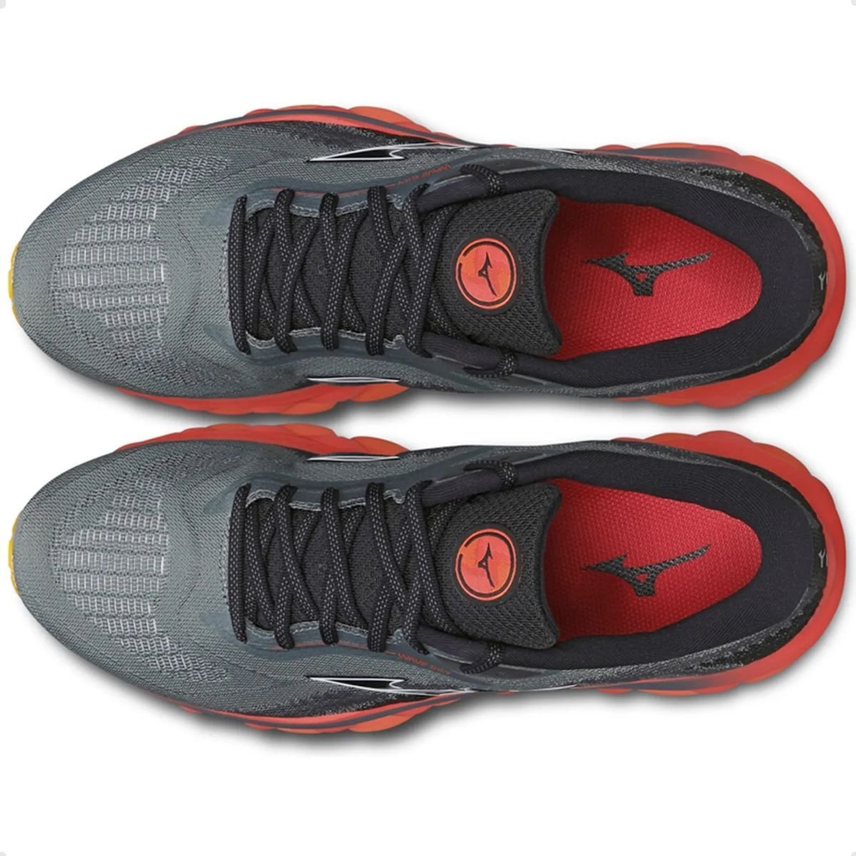 sky Tenis Mizuno Wave Sky 7 Laranja/Preto - 265976 - Anita Shoes