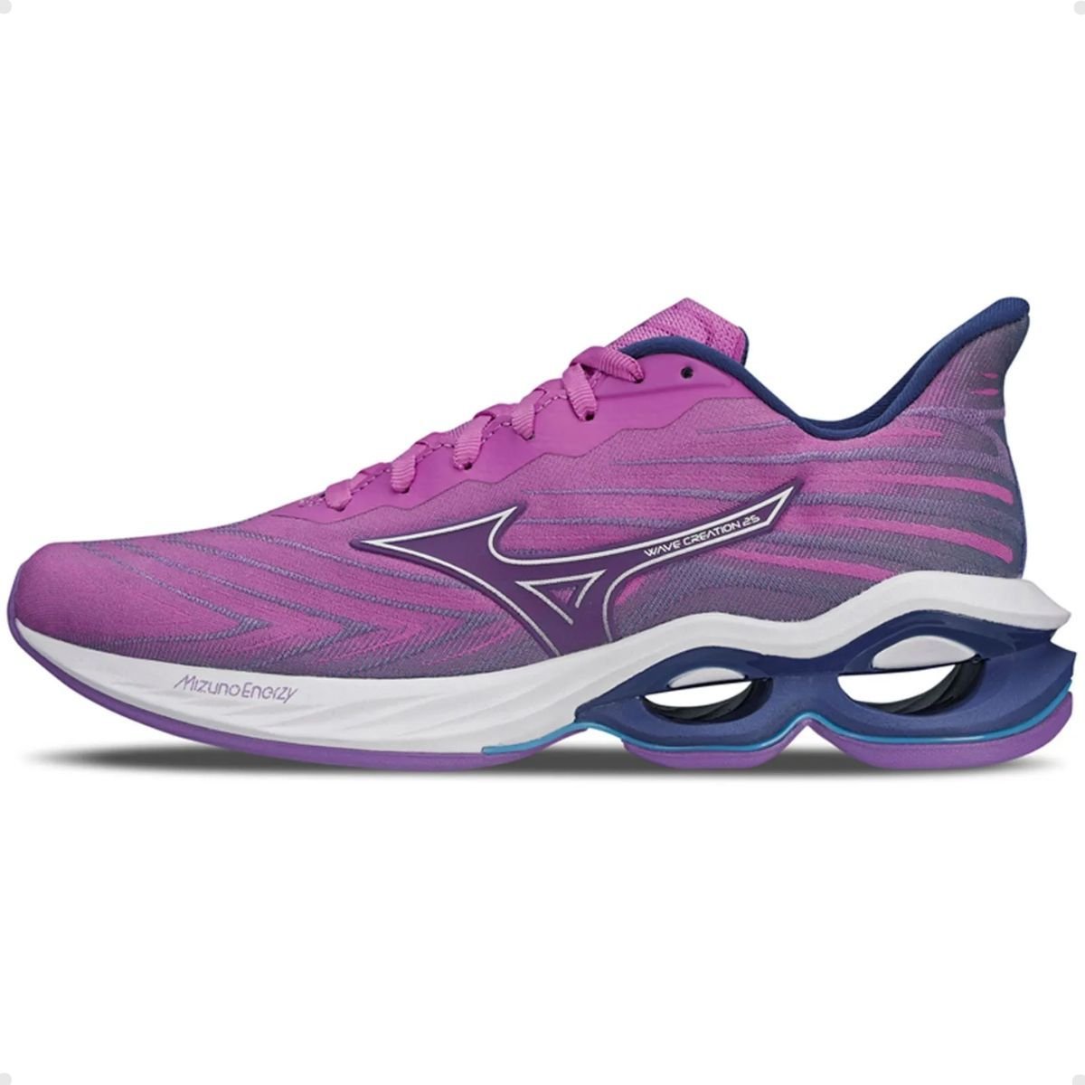 Tênis Running Feminino Mizuno Creation 25 Rosa Roxo 3