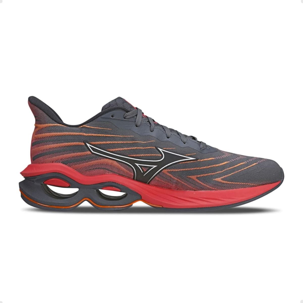 Tênis Running Masculino Mizuno Creation 25 Cinza Multicores