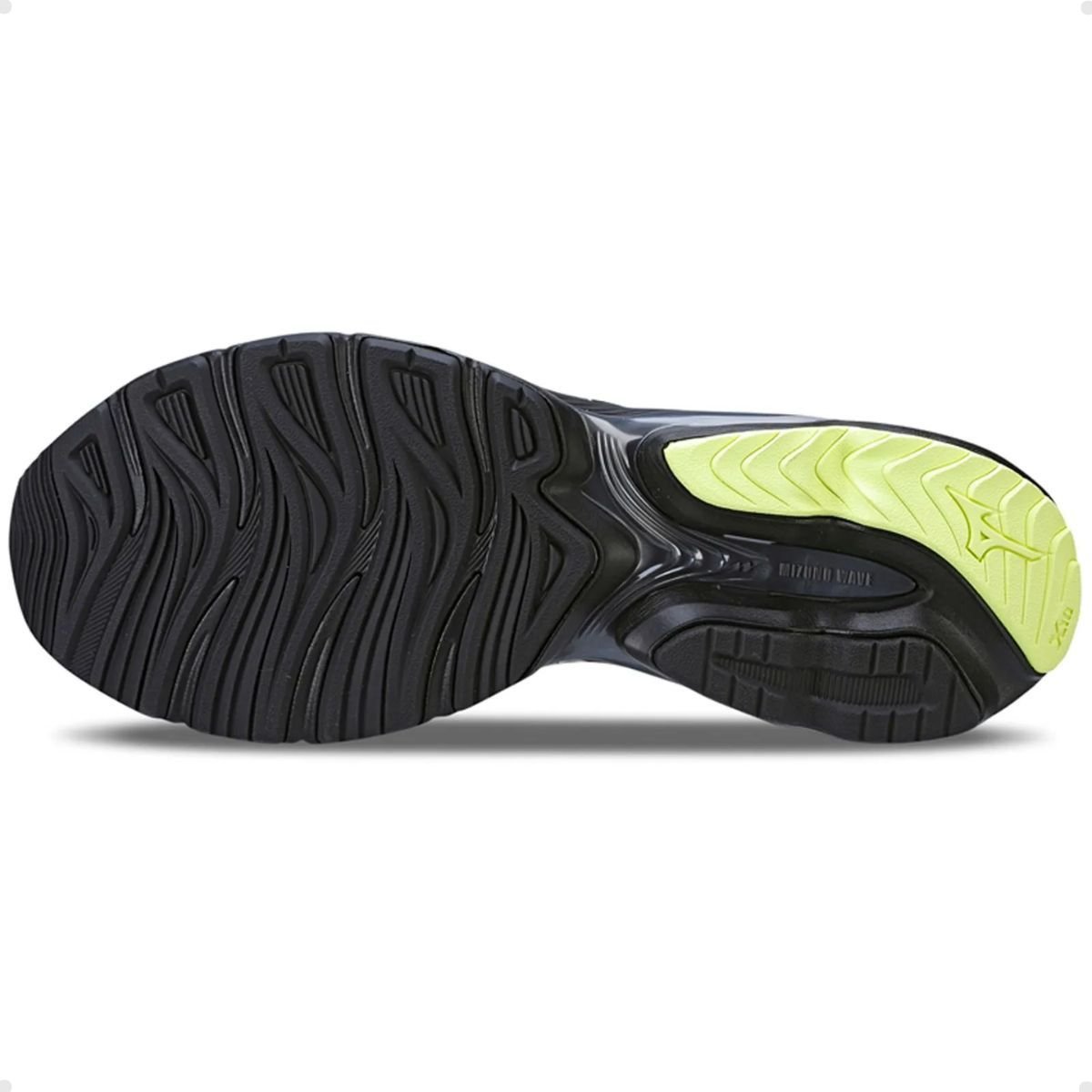 Tenis Running Masculino Mizuno Wave Stratos 2 Preto Preto 3