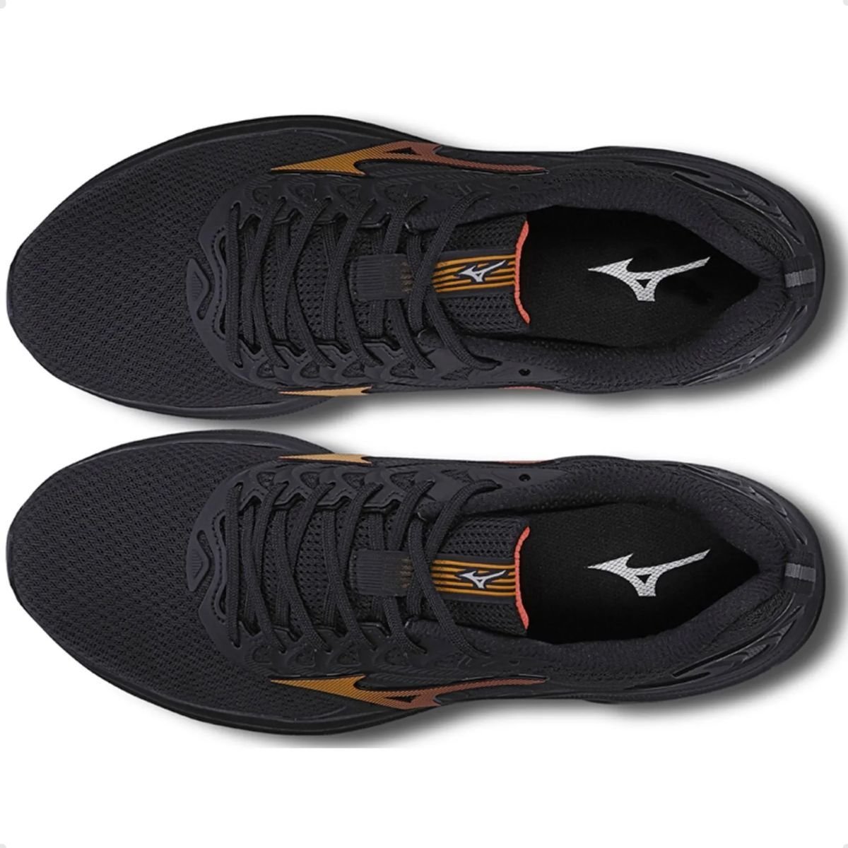 Tênis Running Masculino Mizuno Space 4 Preto Preto 2