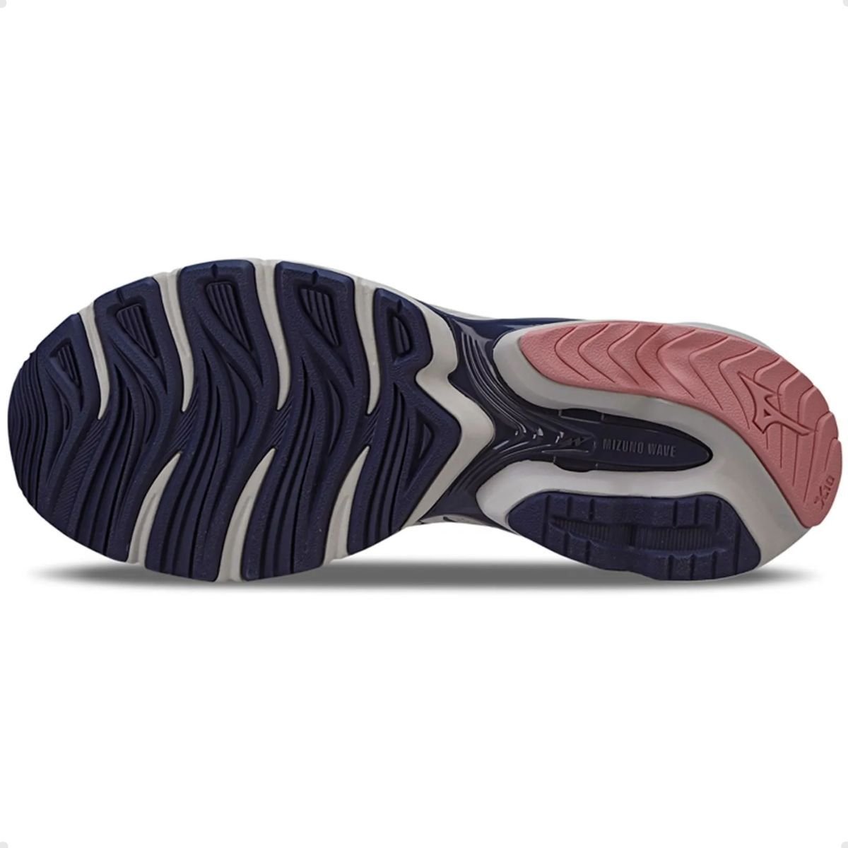 Tênis Running Feminino Mizuno Wave Stratos 2 Cinza Branco 3