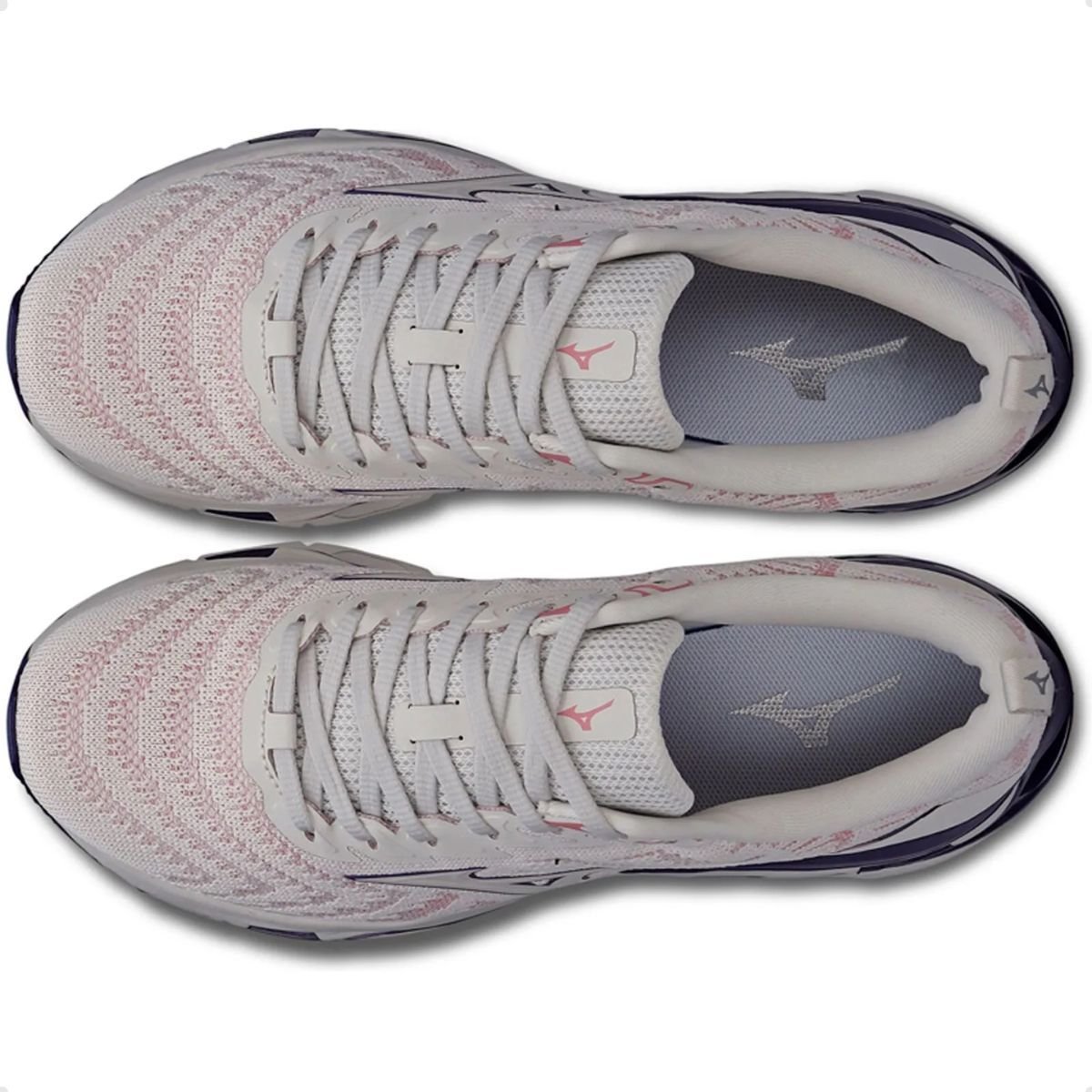 Tênis Running Feminino Mizuno Wave Stratos 2 Cinza Branco 5