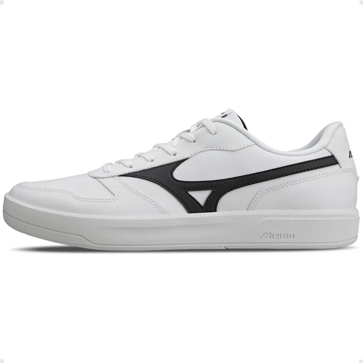 Tênis Casual Masculino Mizuno Street Wind Branco Preto 3
