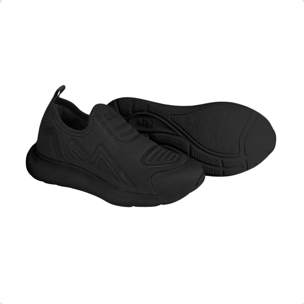 Tênis Casual Infantil Casual Bibi Action Preto Preto/Preto 2