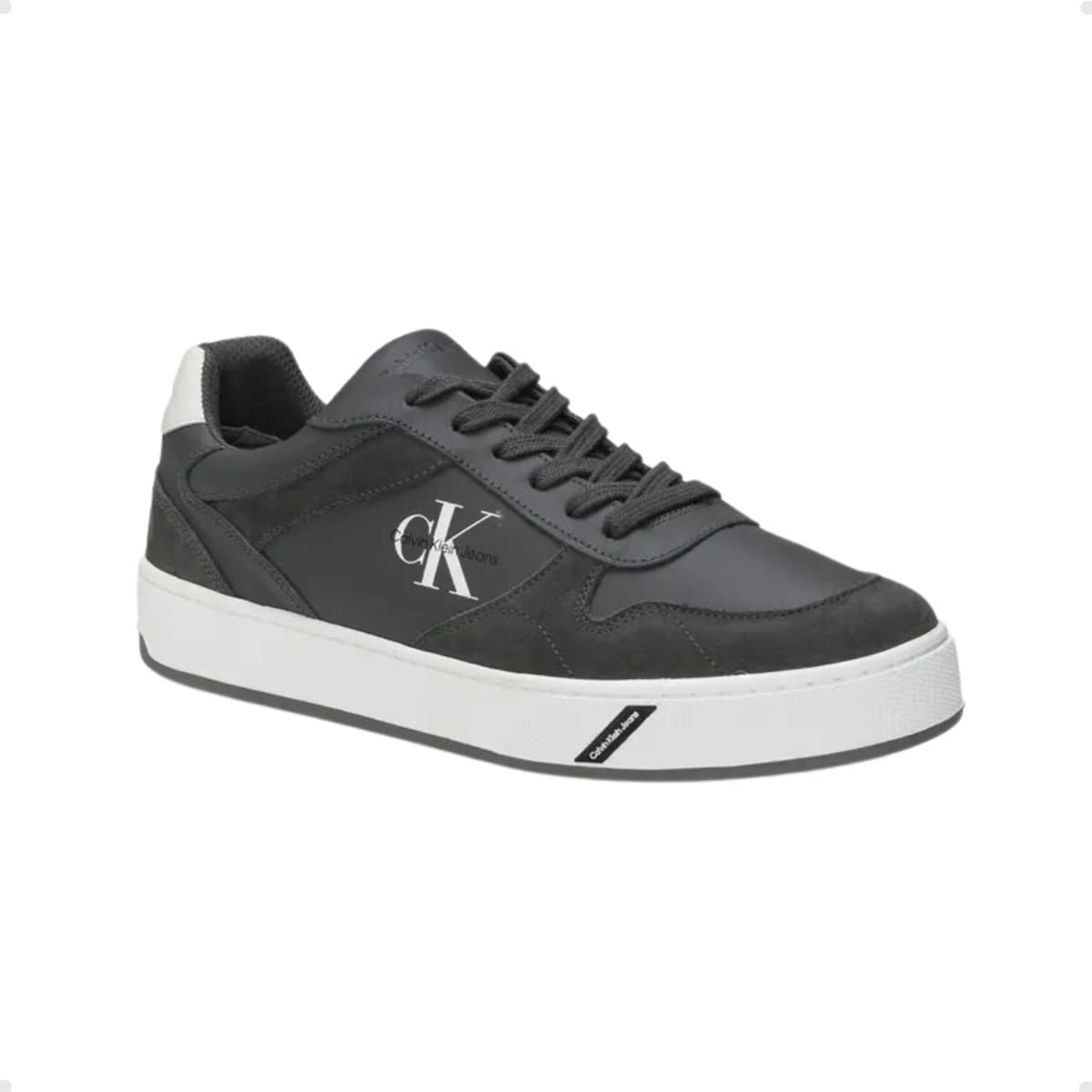 Sapatênis Masculino Calvin Klein Jeans Palito Preto Chumbo 3