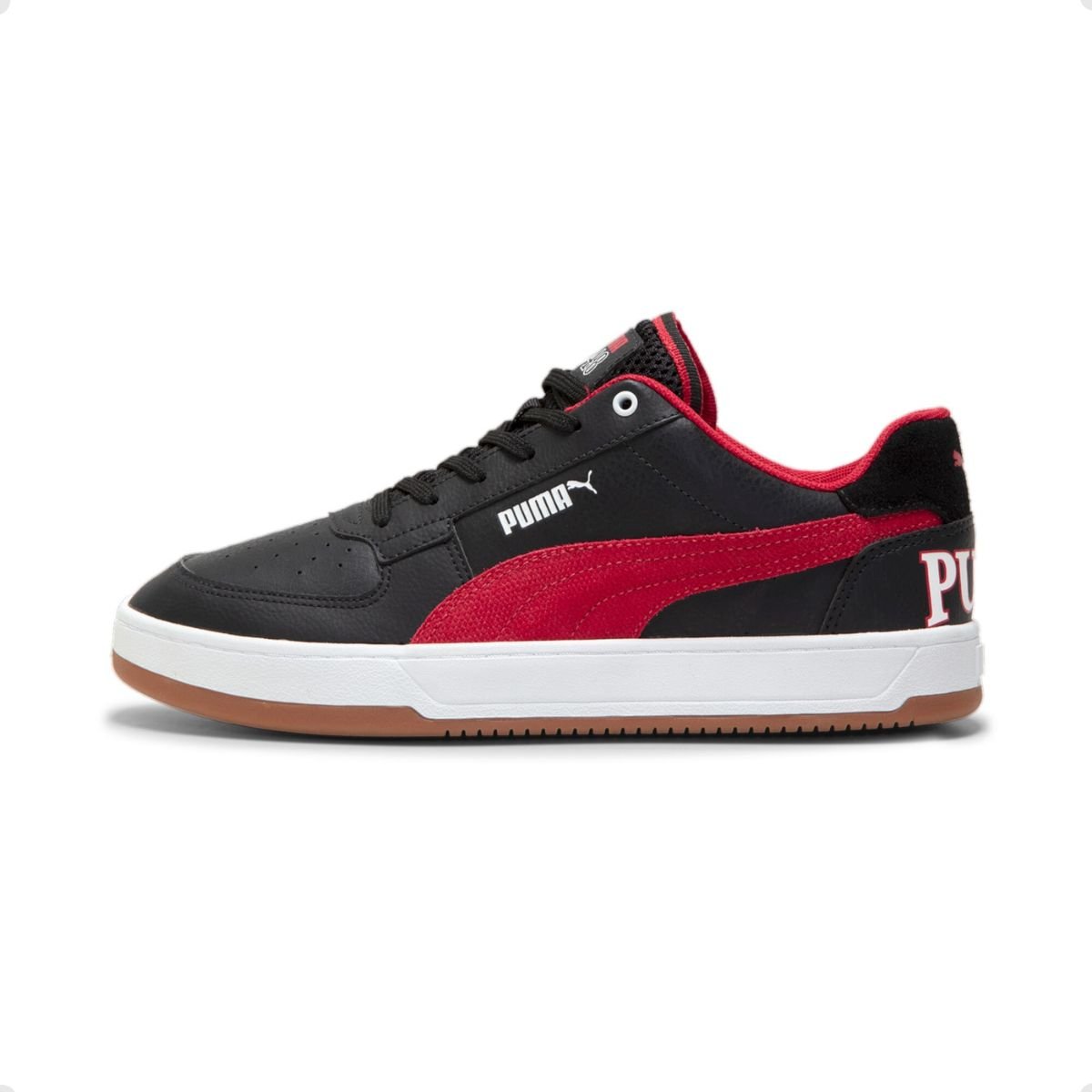 Tenis Casual Masc Puma Caven 2.0 Retro Club 399014-02 Black/Red/White 1